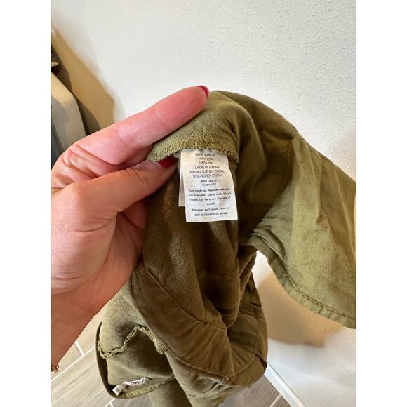 Faherty linen jumpsuit -size 6‎ - Picture 4 of 4